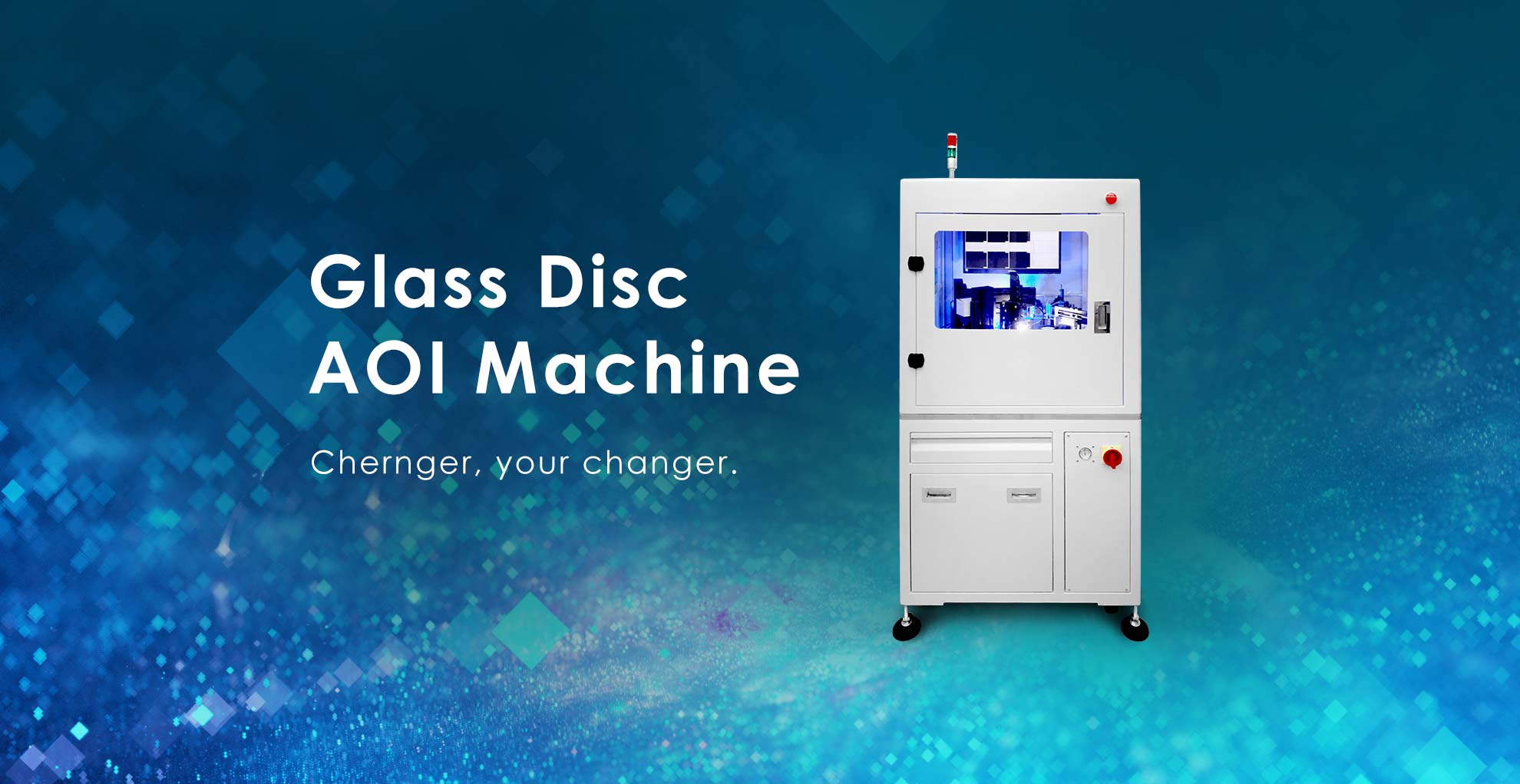 Glass Disc AOI Machine